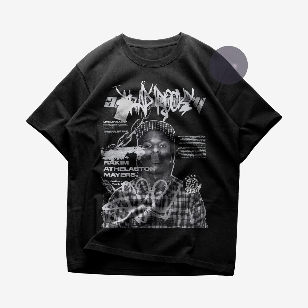 Premium ASAP Rocky T-Shirt - Praise The Lord Album T-Shirt